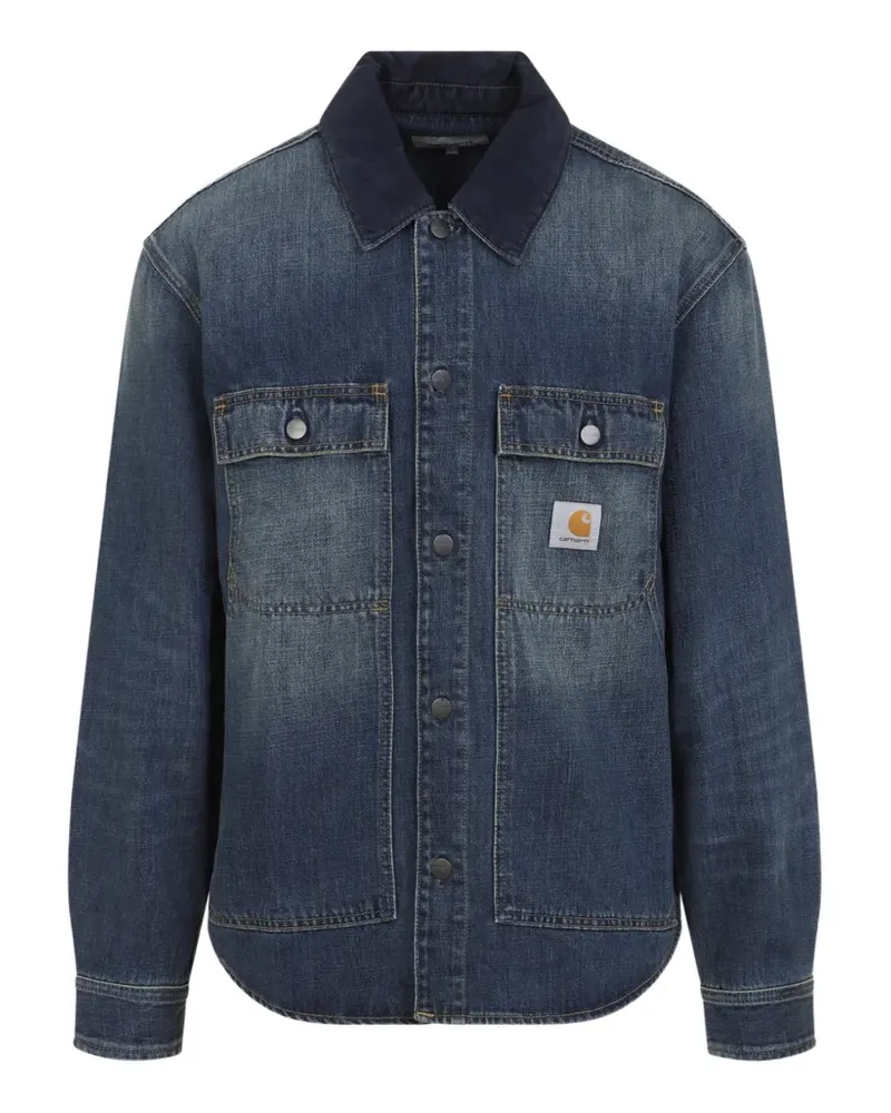 Carhartt WIP contrast-collar denim shirt - Blau Blau