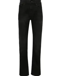 7 for all mankind Halbhohe Slimmy Jeans Schwarz