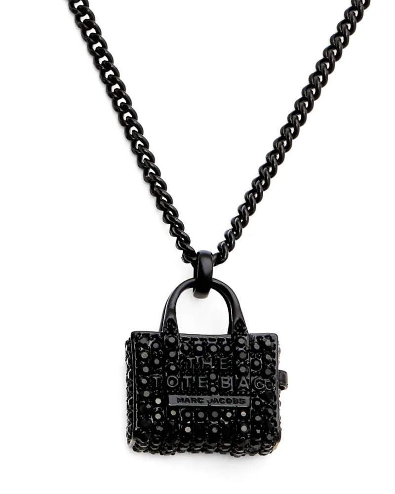 Marc Jacobs The Pave Tote Halskette - Schwarz Schwarz