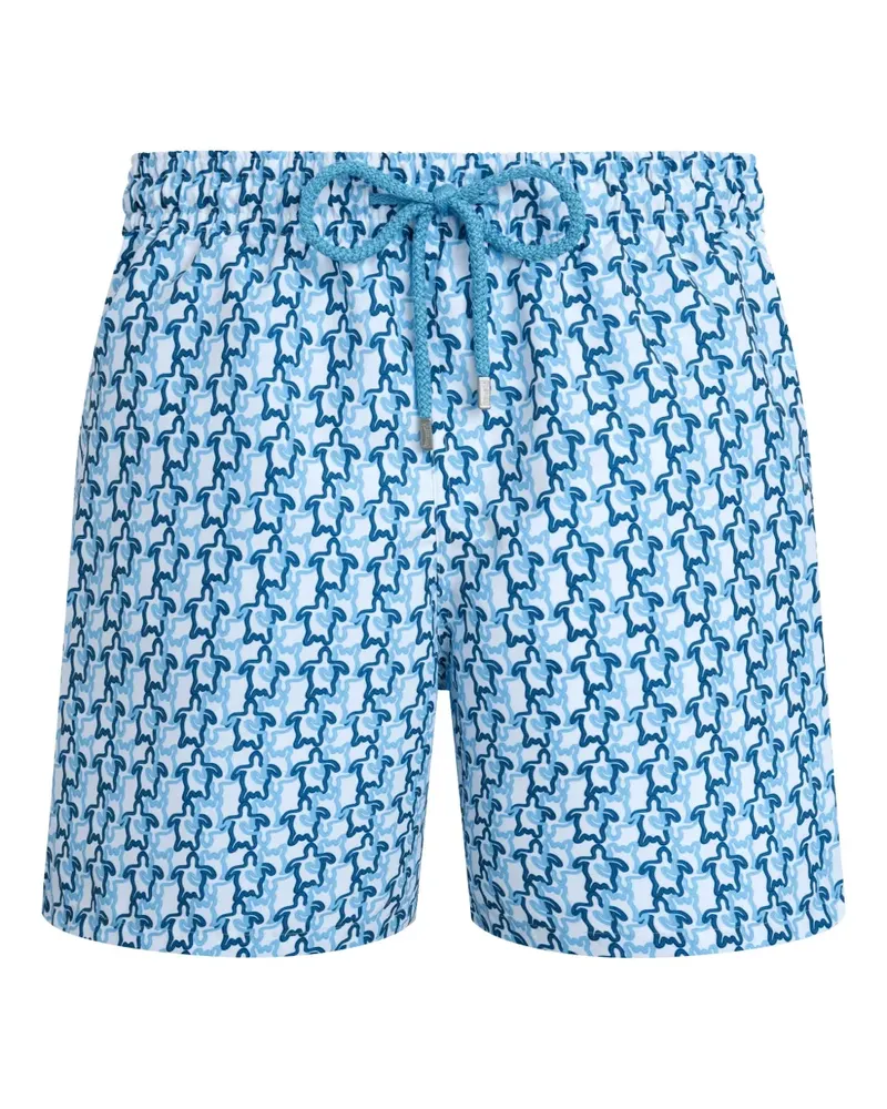 Vilebrequin Badeshorts mit Schildkröten-Print - Blau Blau