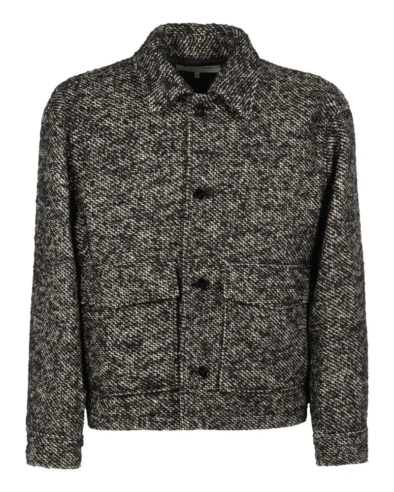 Frame Denim Melierte Jacke - Grau Grau