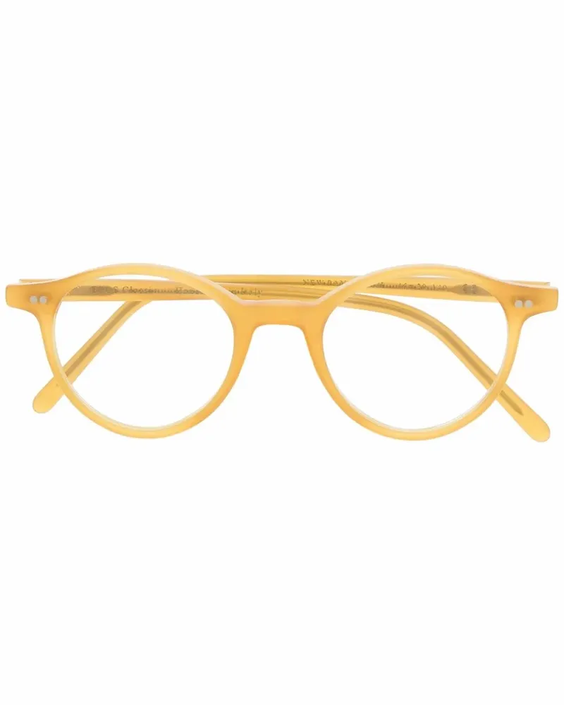 EPOS Brille mit rundem Gestell - Gelb Gelb