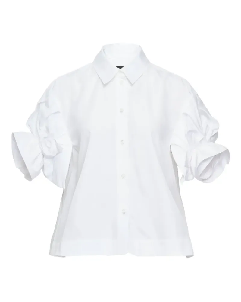 Simone Rocha puff-sleeve shirt - Weiß Weiß