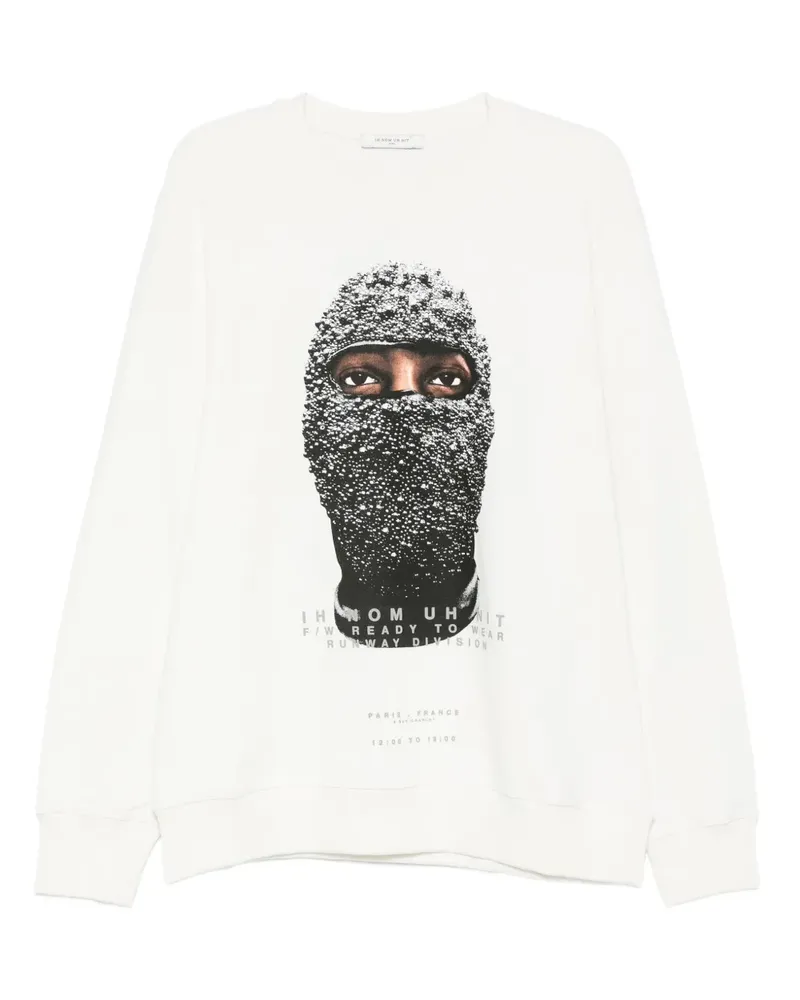 IH NOM UH NIT Future Mask Sweatshirt - Weiß Weiß