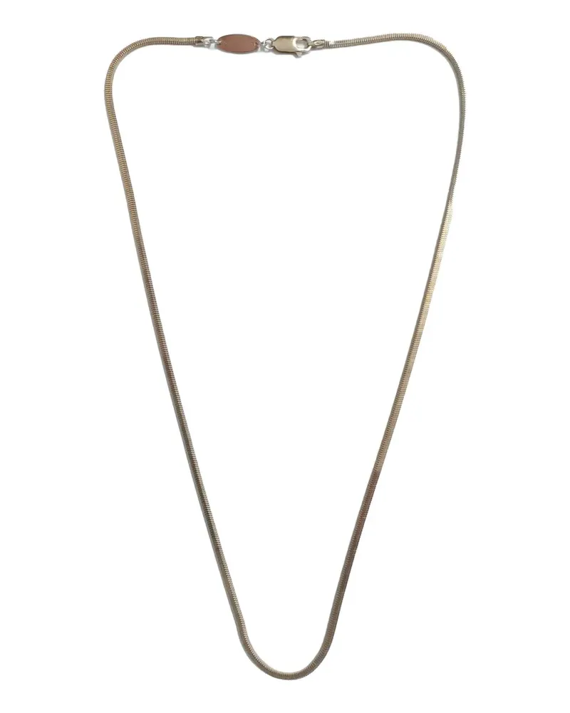 Giorgio Armani snake-link necklace - Silber Silber