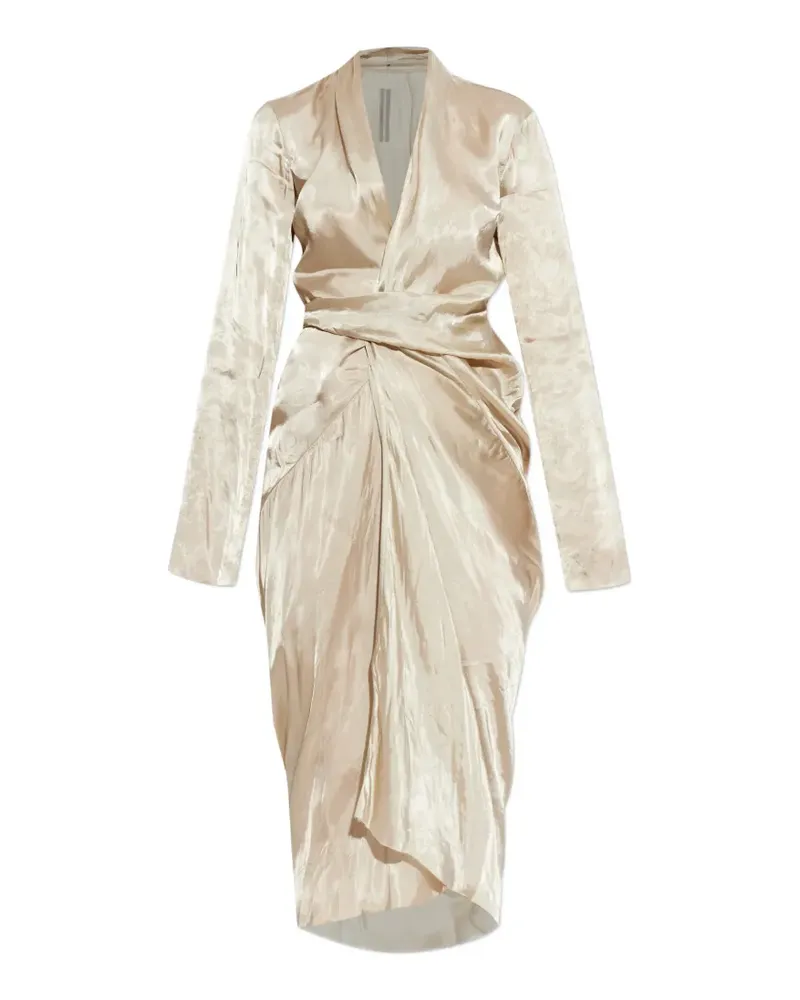 Rick Owens Kleid mit Bindegürtel - Nude Nude