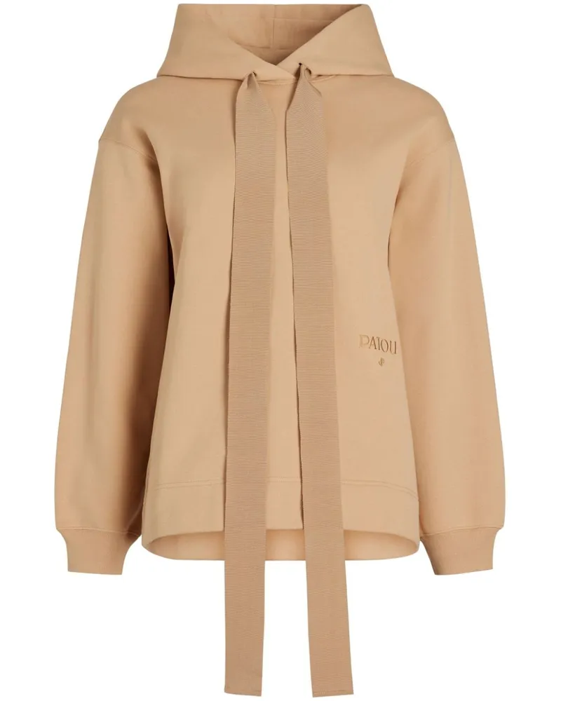 Patou Archive Hoodie aus Ripsband - Nude Nude