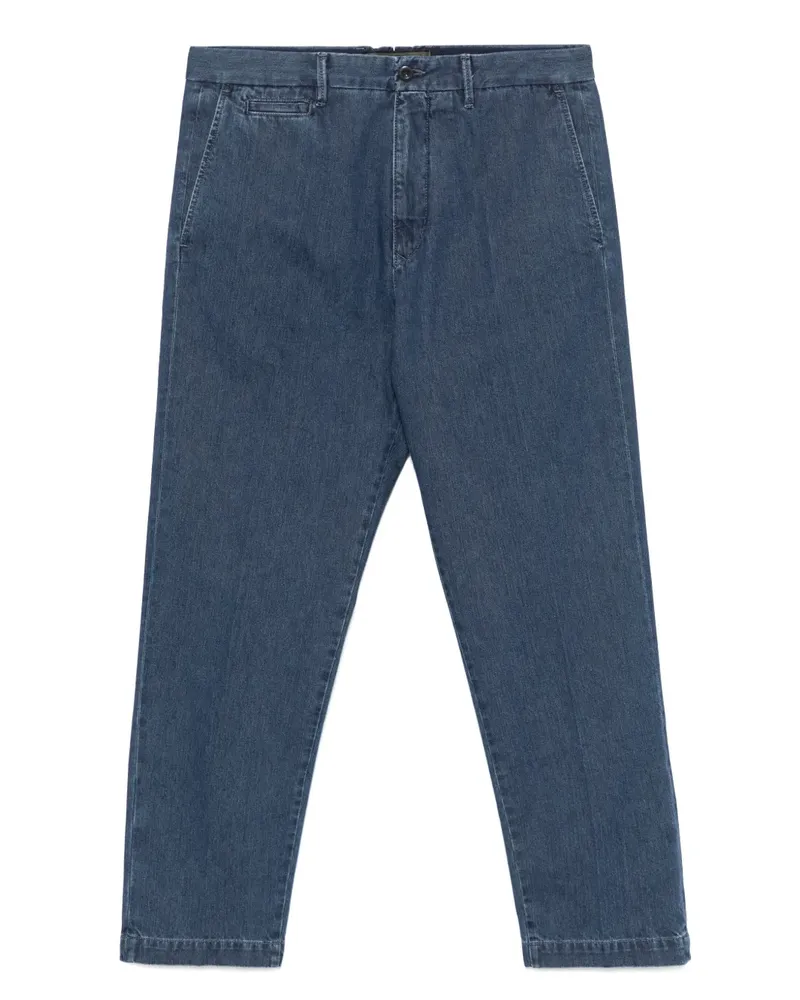 Incotex Jeans mit Logo-Stickerei - Blau Blau