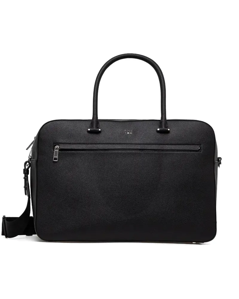 HUGO BOSS Reisetasche mit Logo-Prägung Schwarz