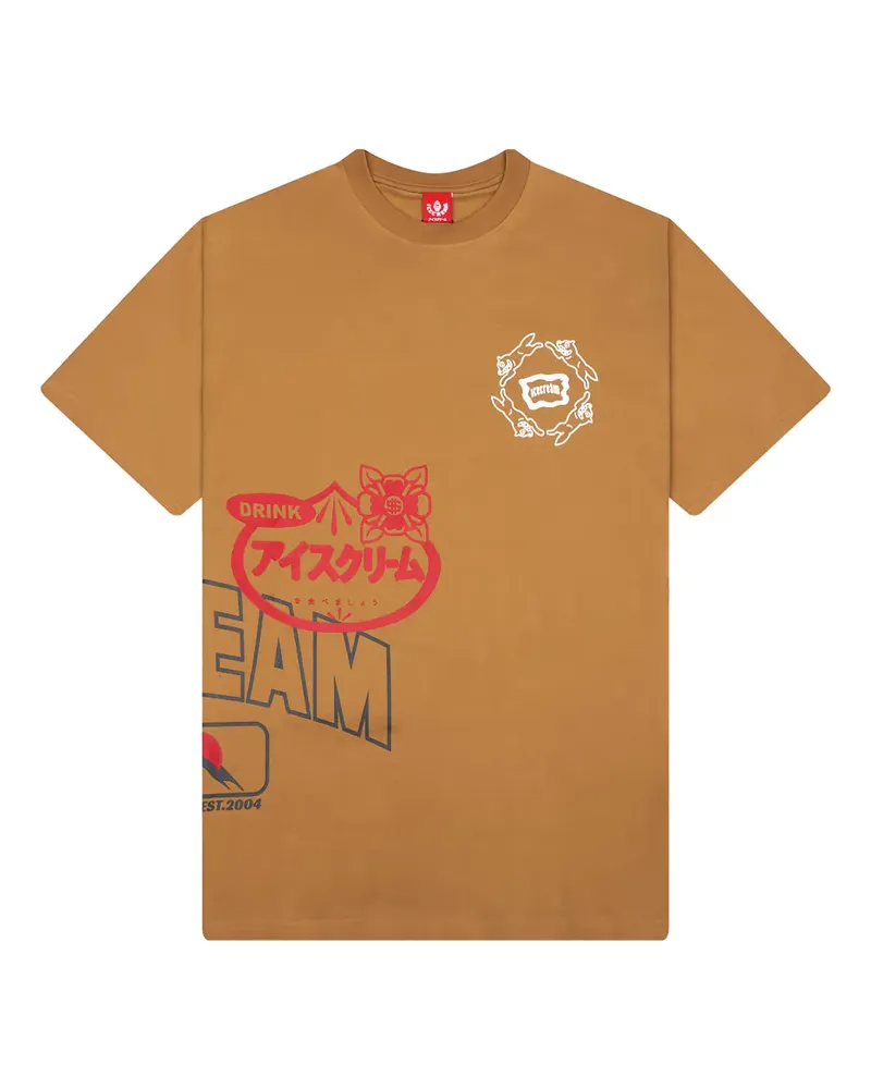 ICECREAM T-Shirt mit grafischem Print - Braun Braun