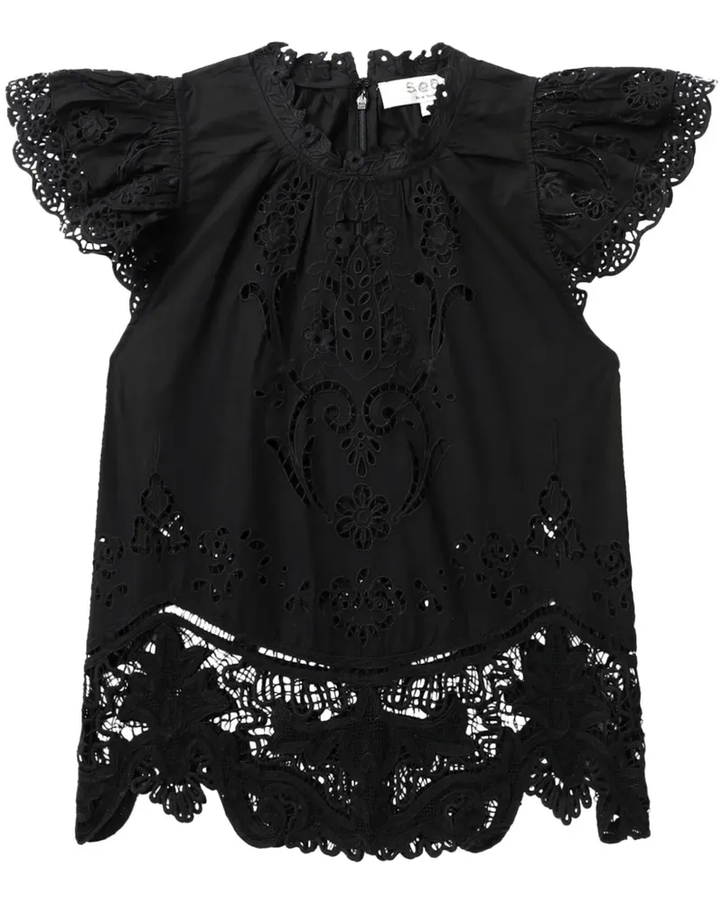 Sea Gianna Bluse - Schwarz Schwarz