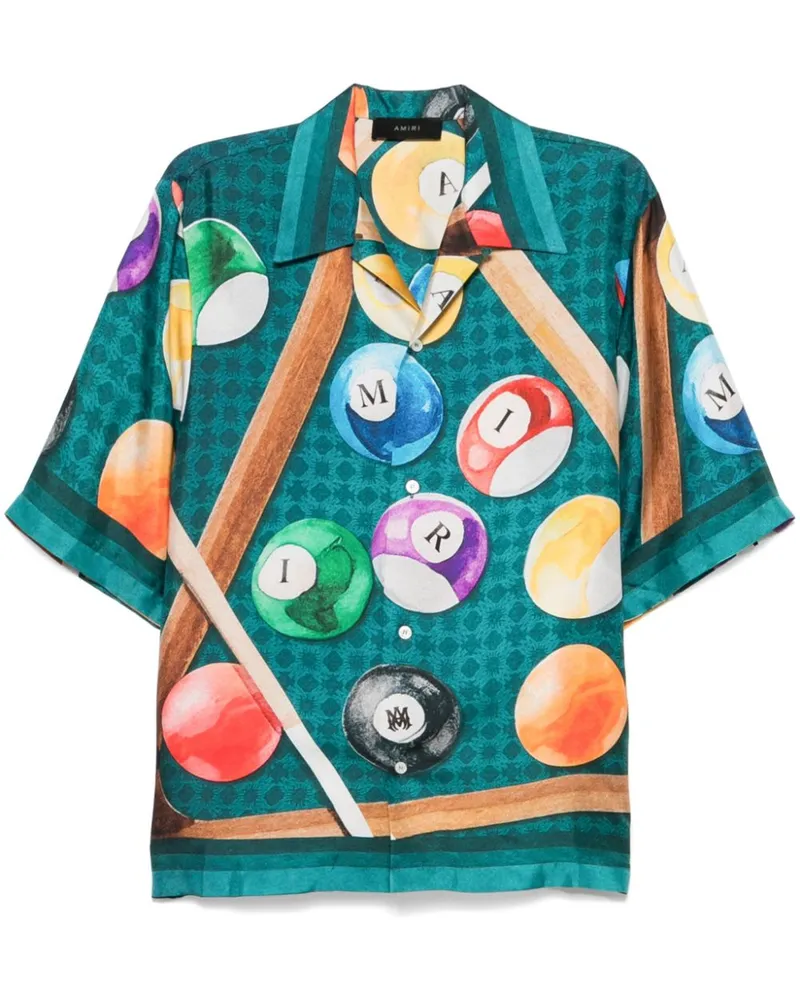 Amiri Billiards Bowlinghemd - Grün Grün