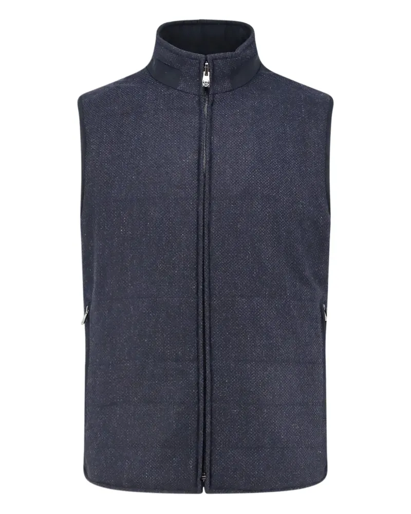 Corneliani Weste mit Reißverschluss - Blau Blau