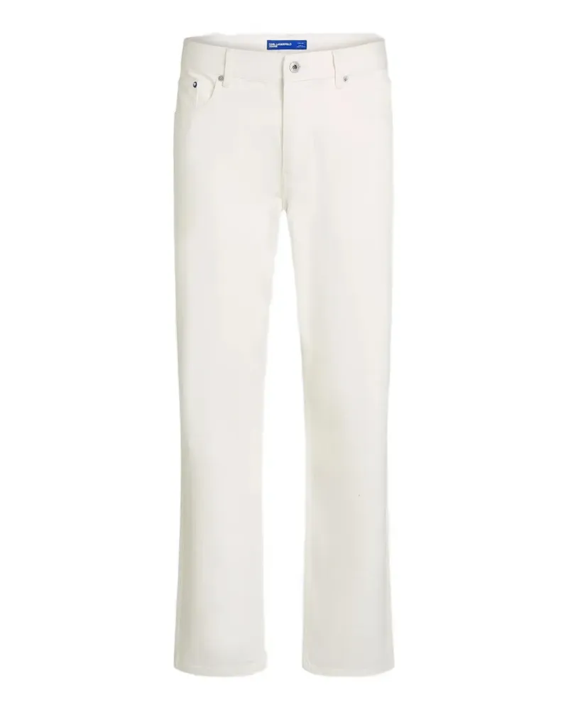 Karl Lagerfeld Jeans mit geradem Bein - Weiß Weiß