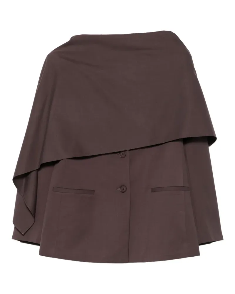 Isabelle Blanche layered blazer - Braun Braun