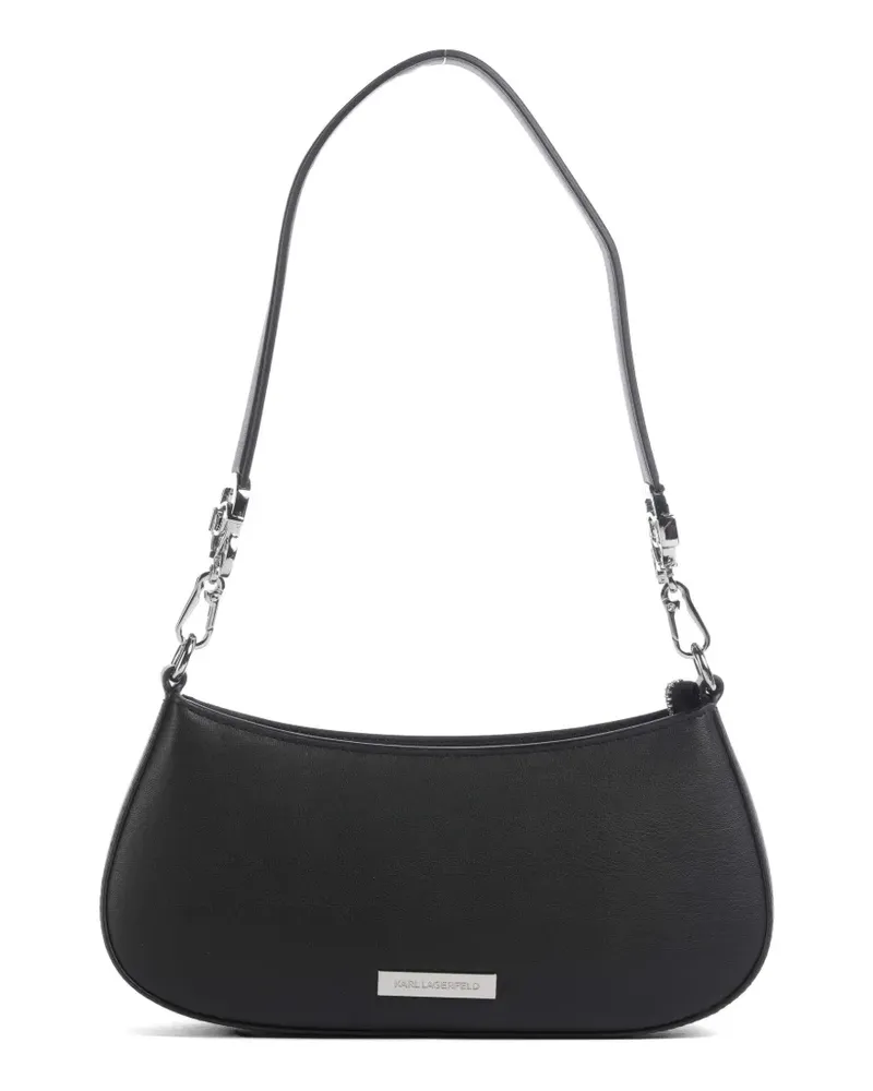Karl Lagerfeld Ikon logo-detail shoulder bag - Schwarz Schwarz