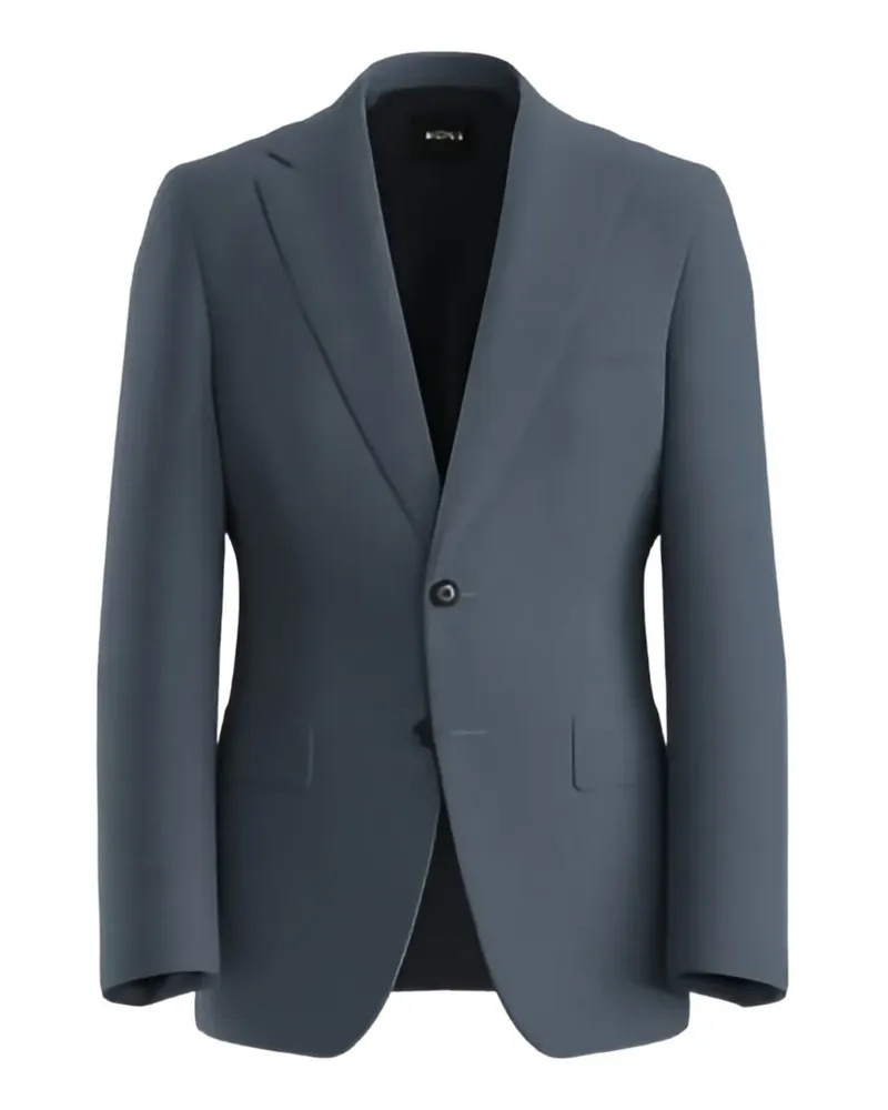 HUGO BOSS Sakko mit Mikro-Muster - Blau Blau