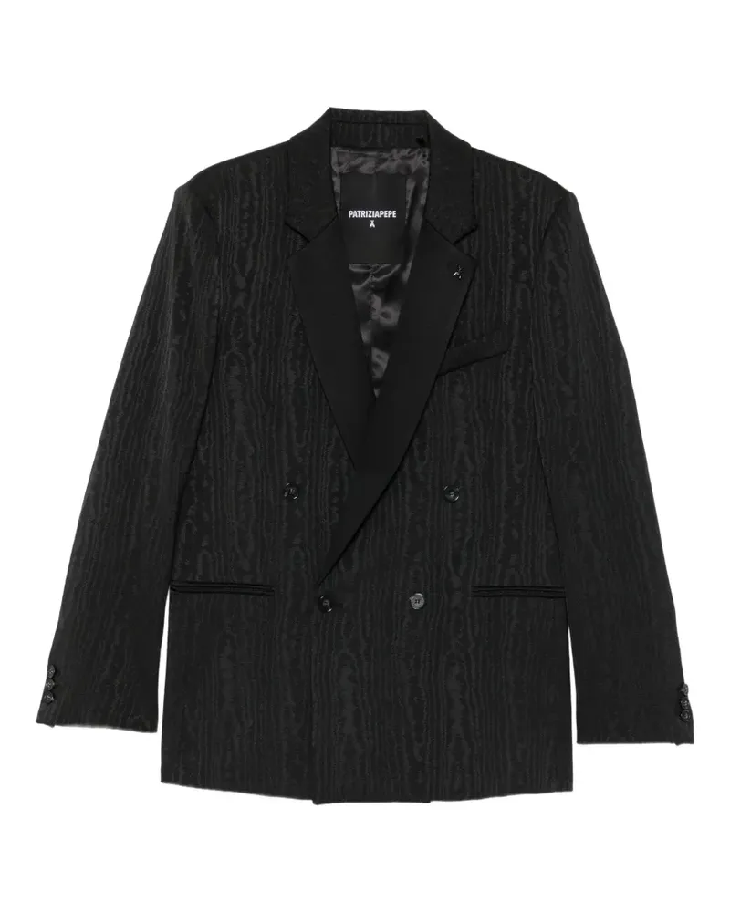 Patrizia Pepe double-breasted jacket - Schwarz Schwarz