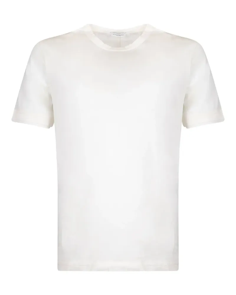 Paolo Pecora Milano T-Shirt mit rundem Ausschnitt - Weiß Weiß