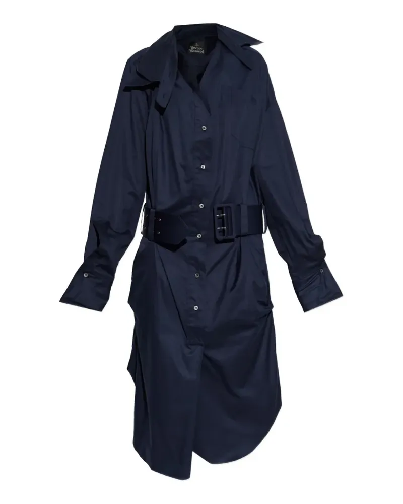 Vivienne Westwood belted trench coat - Blau Blau