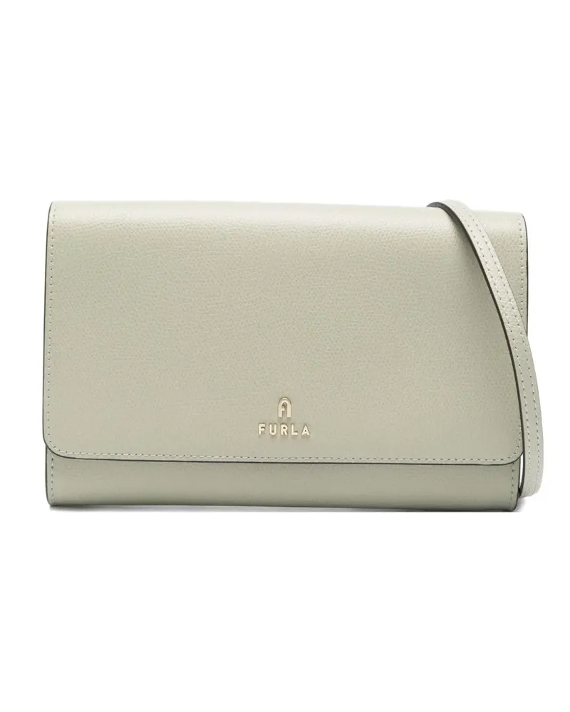 Furla Mini Clutch aus Leder - Grün Grün