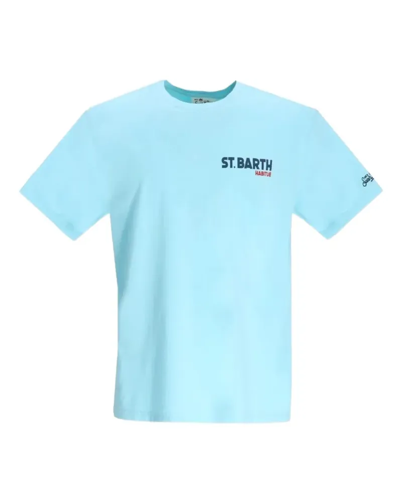 MC2 Saint Barth Portland graphic-print T-shirt - Blau Blau