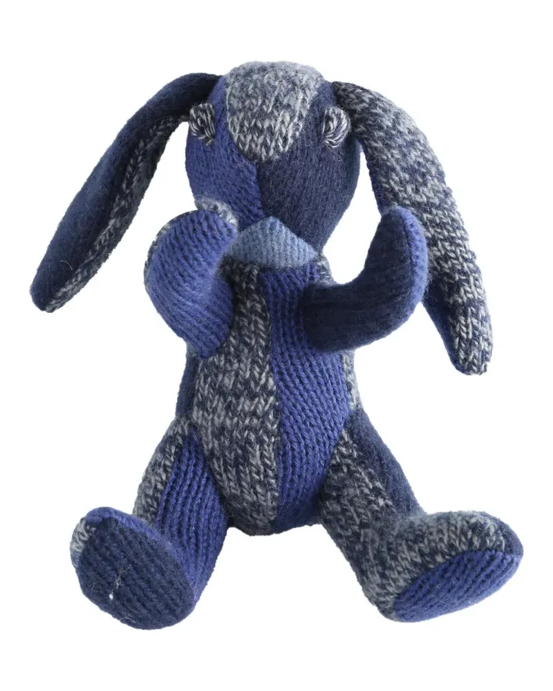 The Elder Statesman rabbit keyring - Blau Blau