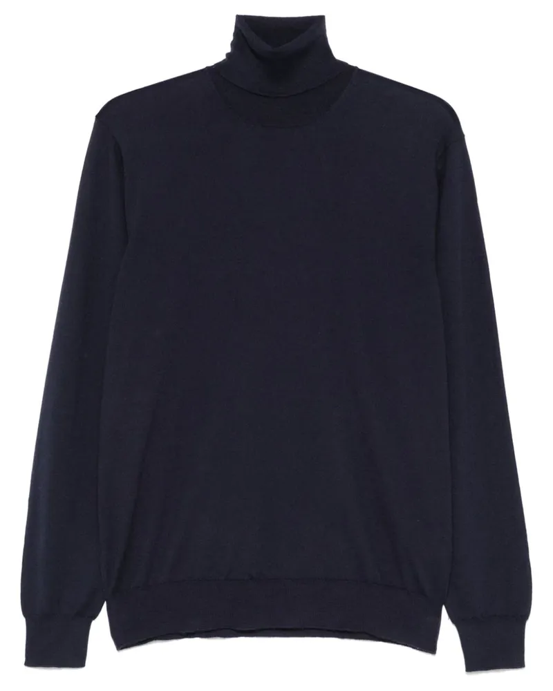 Dell'oglio Fein gestrickter Pullover - Blau Blau