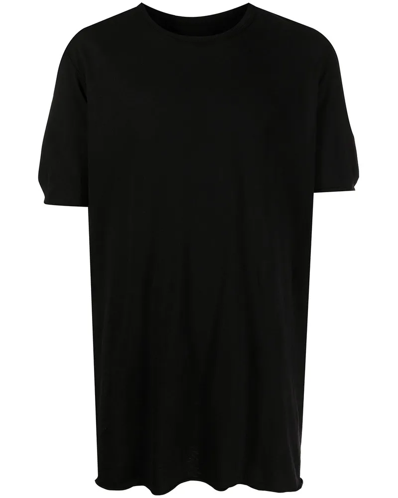 Boris Bidjan Saberi T-Shirt mit Besatzstreifen - Schwarz Schwarz