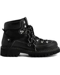 Dsquared2 Hiking-Boots aus Leder Schwarz