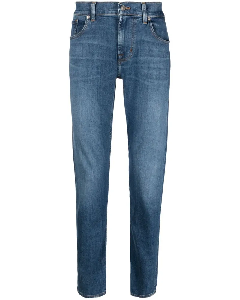 7 for all mankind Jeans mit schmalem Bein - Blau Blau