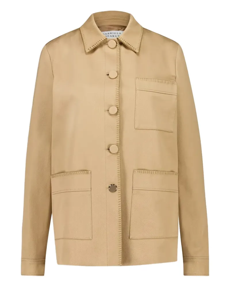 Gabriela Hearst Ulu Chore Jacke - Nude Nude