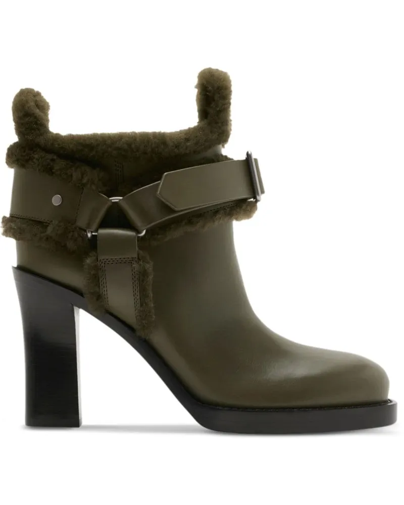 Burberry Stiefeletten mit Schnalle - Grün Grün