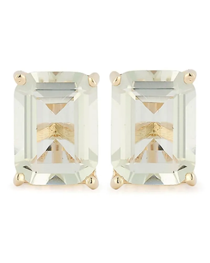 MATEO 14kt Gelbgold-Hängeohrringe mit Diamanten Gold