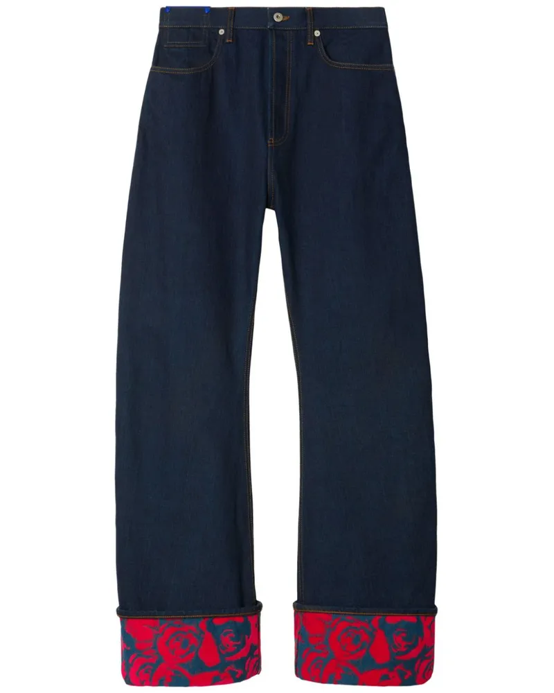 Burberry Jeans mit weitem Bein Blau