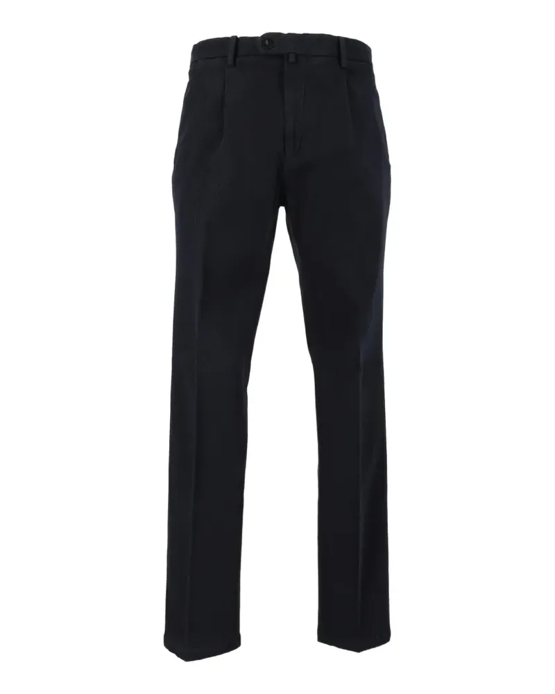 Briglia 1949 Straight-Leg-Hose mit Falten - Blau Blau