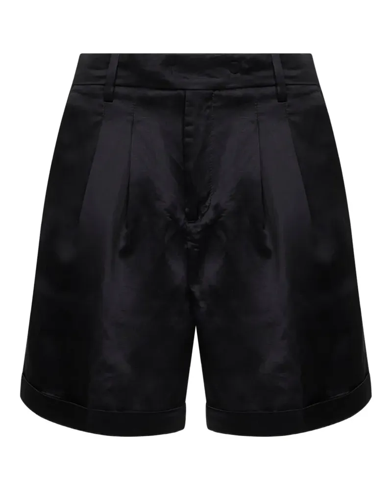 Briglia 1949 Isabelle pleated shorts - Schwarz Schwarz