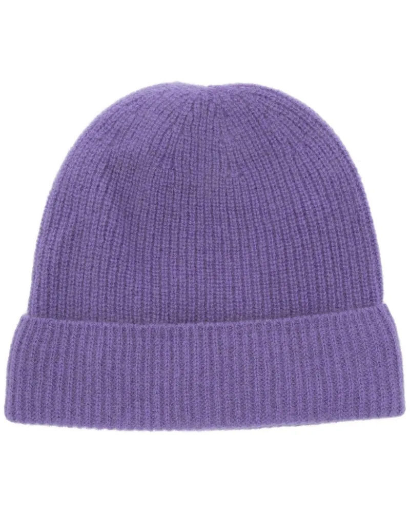 AURALEE Beanie aus Kaschmir - Violett Violett