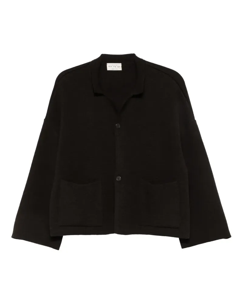 MA'RY'YA Geknöpfter Cardigan - Braun Braun