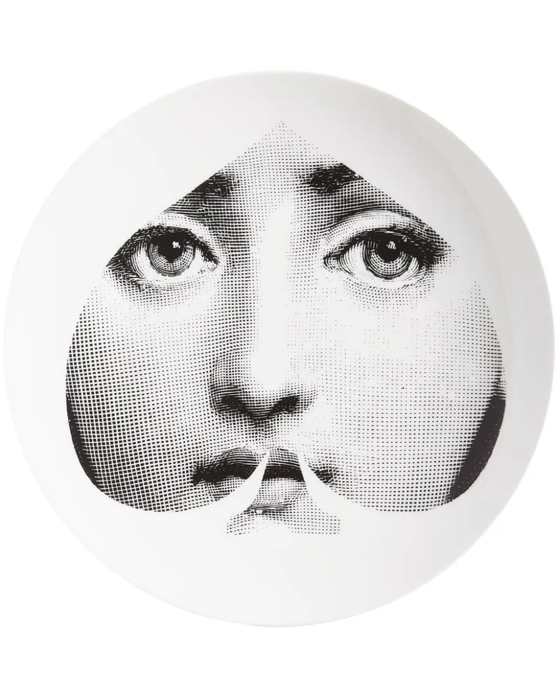 Fornasetti Tema e Variazioni Teller 26cm Weiß