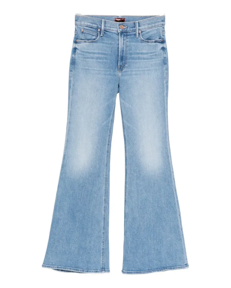 Mother flared-leg whiskered jeans - Blau Blau