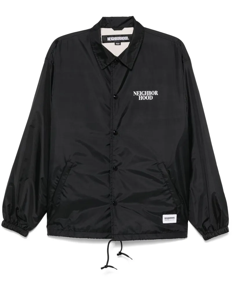 Neighborhood Klassischer Windbreaker - Schwarz Schwarz