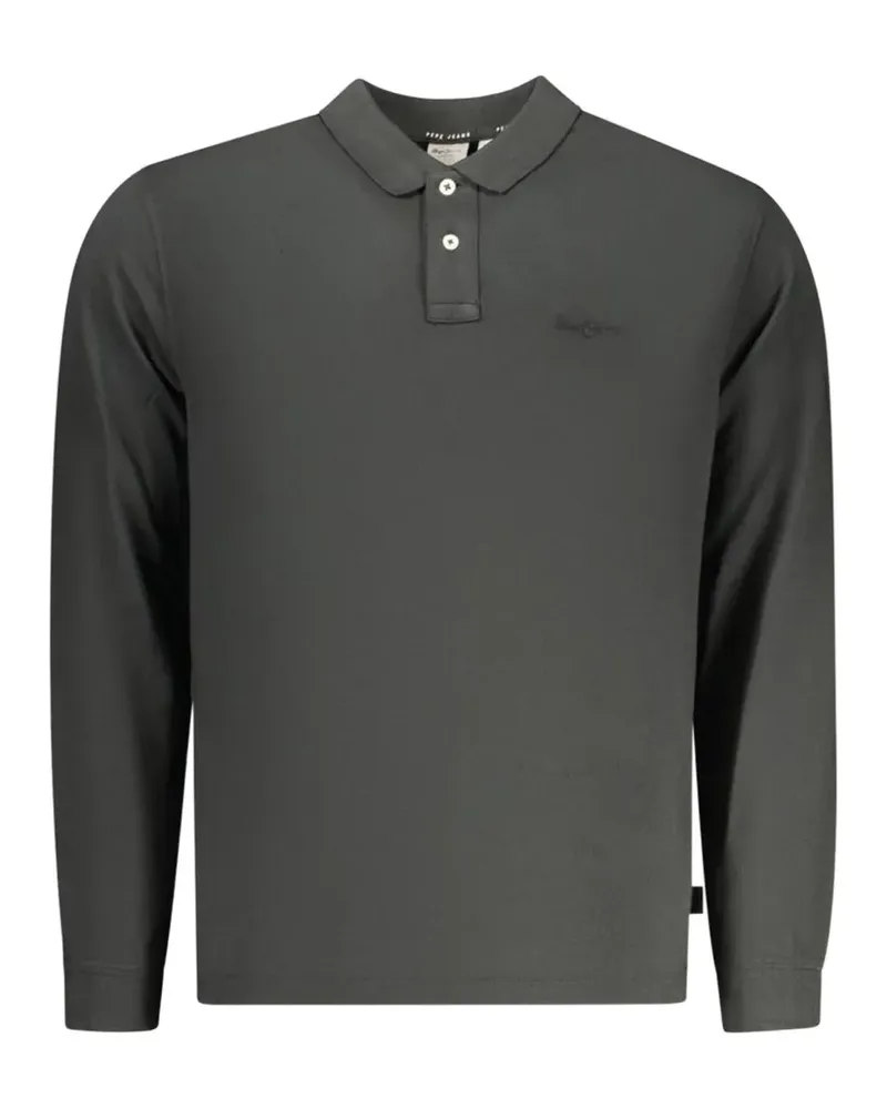 Pepe Jeans long-sleeve piqué polo shirt - Schwarz Schwarz