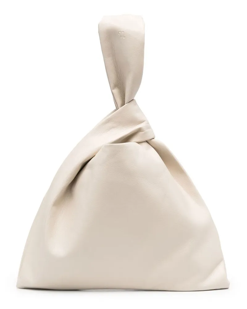 Nanushka Handtasche mit Knoten Nude