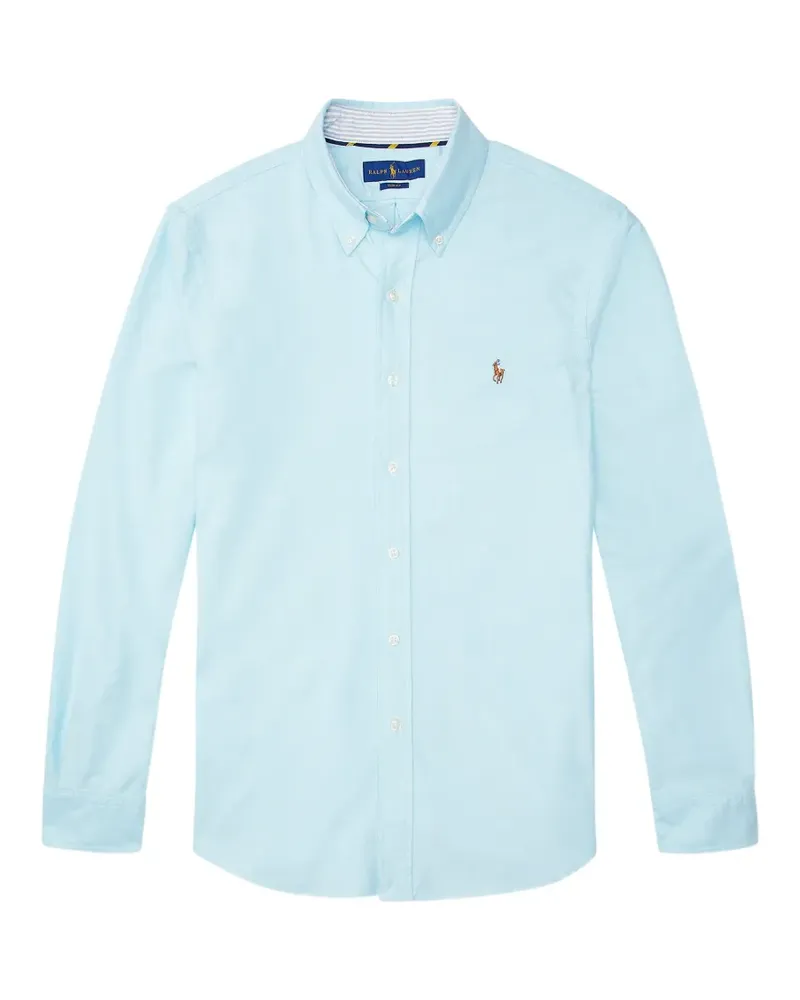 Ralph Lauren Schmales Hemd - Blau Blau