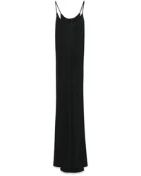 Rick Owens Lilies Geripptes Maxikleid Schwarz