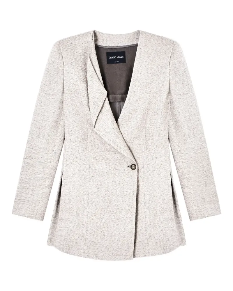 Giorgio Armani Jacke mit Knöpfen - Nude Nude