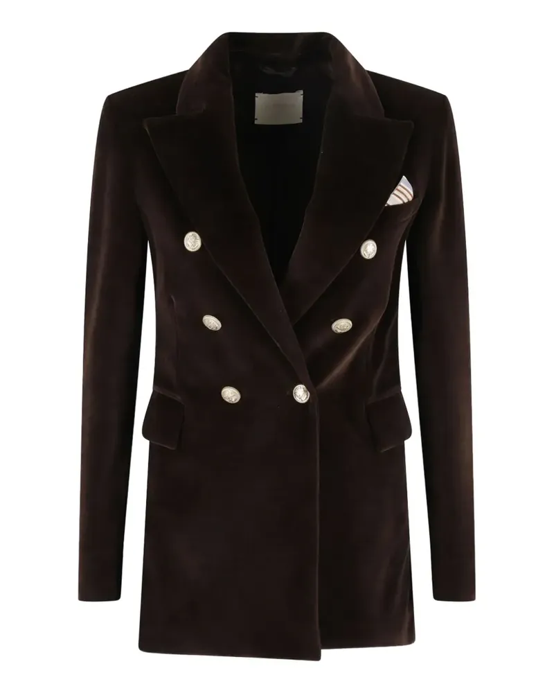 CIRCOLO 1901 double-breasted coat - Braun Braun