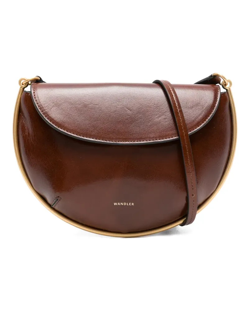 WANDLER Mini Kate Schultertasche - Braun Braun