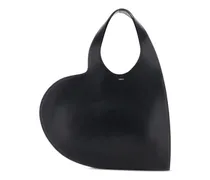 Schultertasche mit Herz - Schwarz